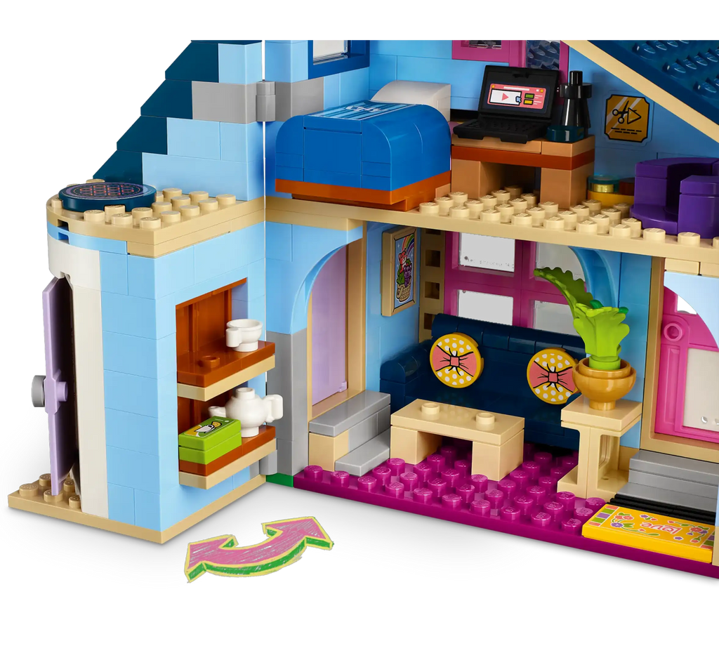 LEGO FRIENDS 42620 Olly and Paisley's Family Houses - TOYBOX Toy Shop