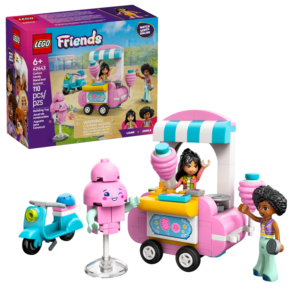 LEGO Friends 42643 Cotton Candy Stand and Scooter