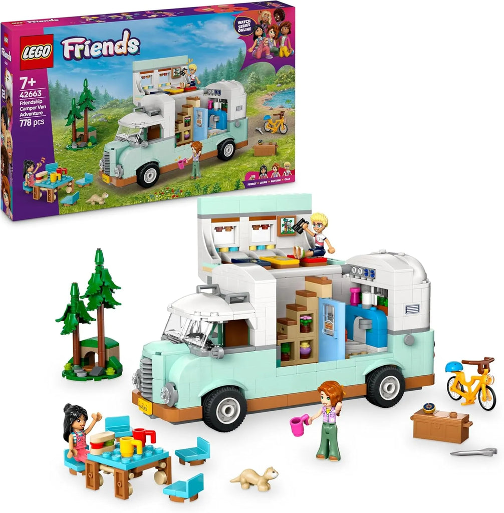 LEGO Friends 42663 Friendship Camper Van Adventure