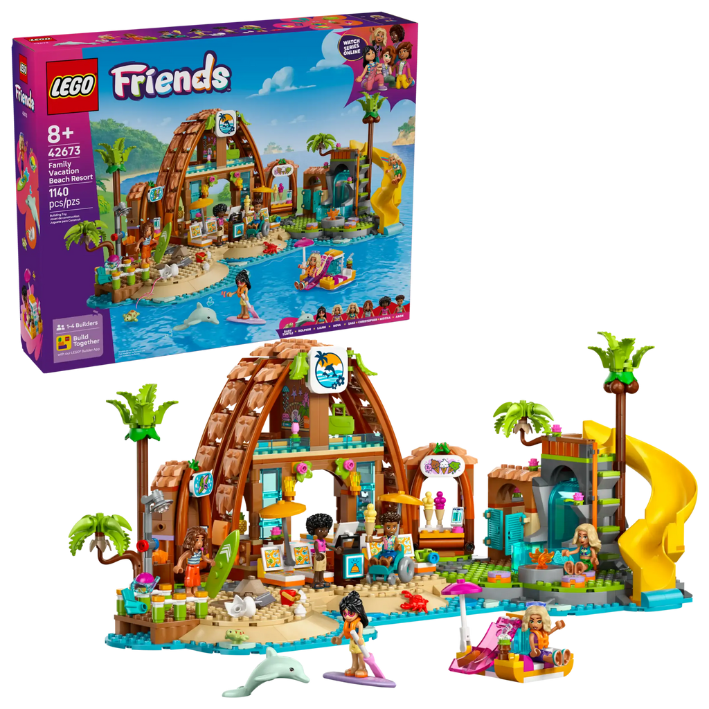 LEGO Friends 42673 Family Vacation Beach Resort