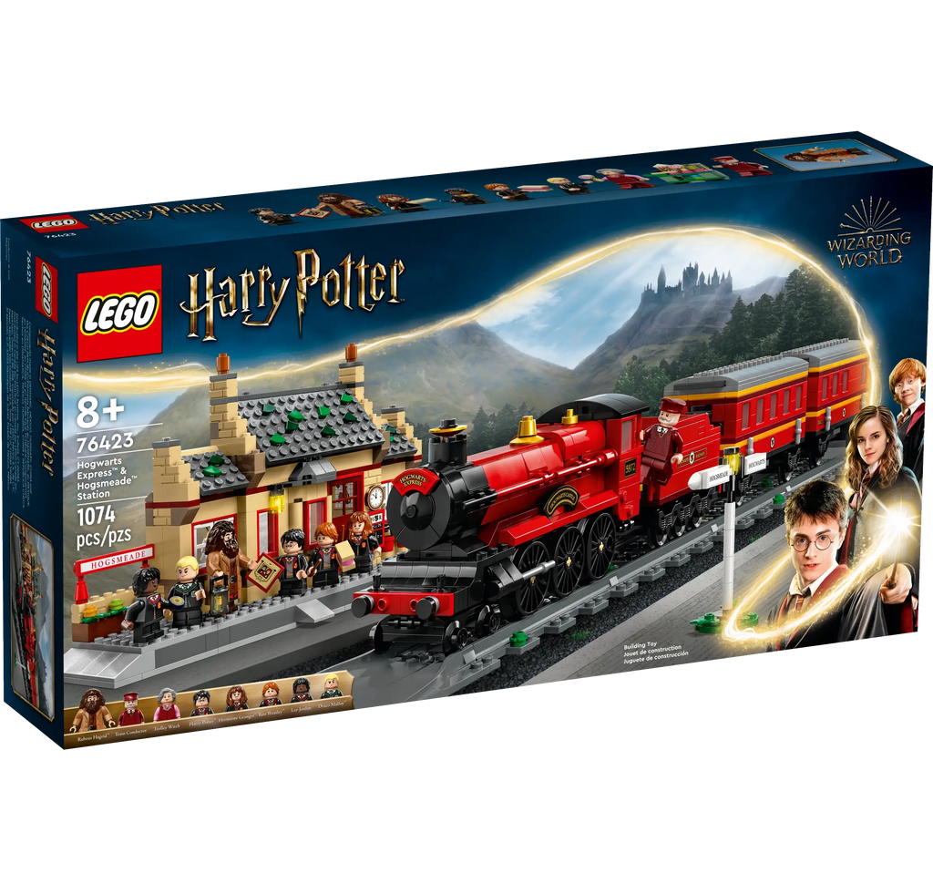 LEGO HARRY POTTER 76423 Hogwarts Express Train Set with Hogsmeade Station