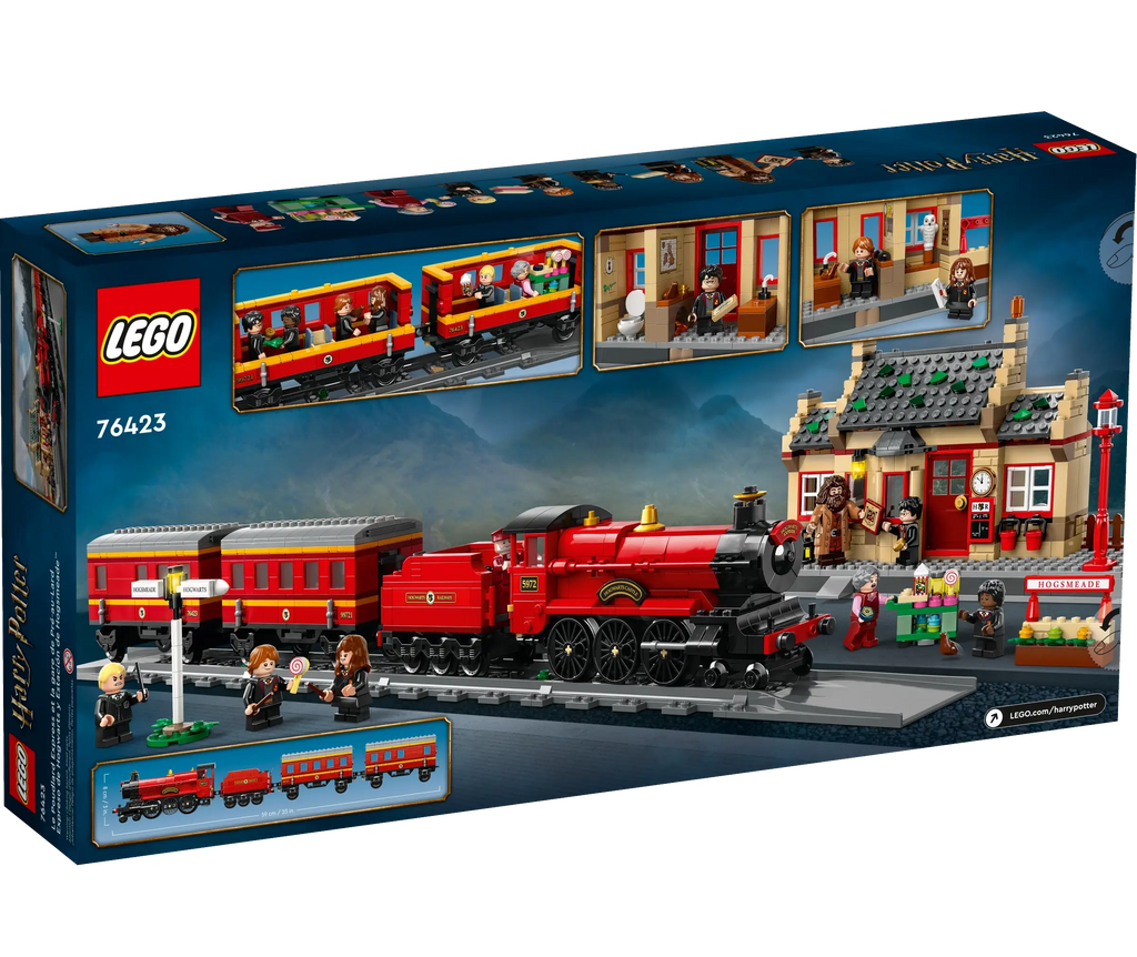 LEGO HARRY POTTER 76423 Hogwarts Express Train Set with Hogsmeade Station