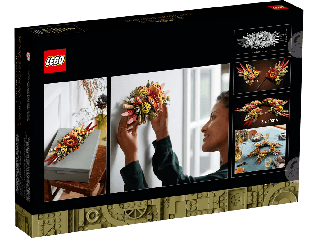 LEGO ICONS 10314 Dried Flower Centrepiece Building Kit - TOYBOX Toy Shop