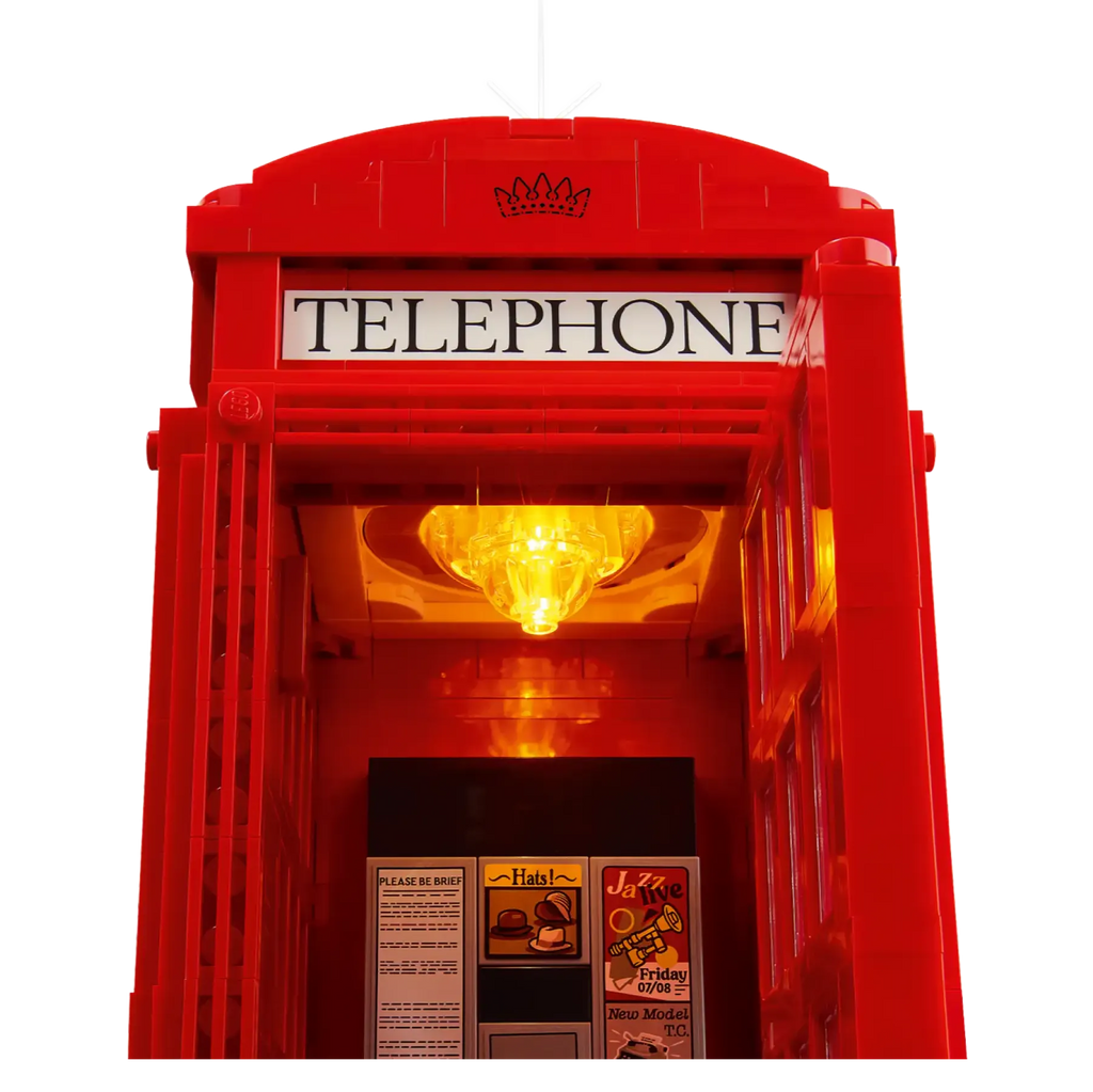 LEGO IDEAS 21347 Red London Telephone Box - TOYBOX Toy Shop