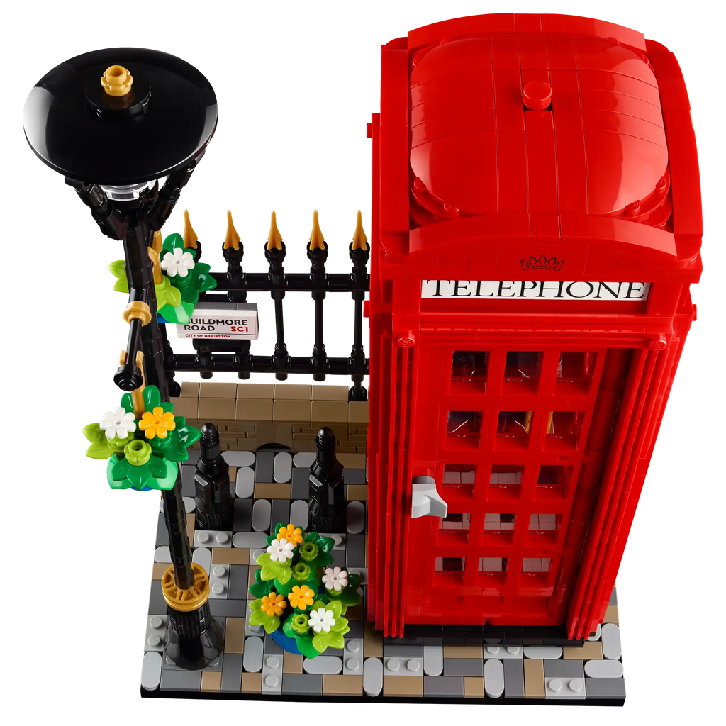 LEGO IDEAS 21347 Red London Telephone Box - TOYBOX Toy Shop