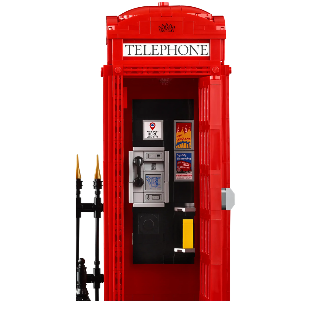 LEGO IDEAS 21347 Red London Telephone Box - TOYBOX Toy Shop