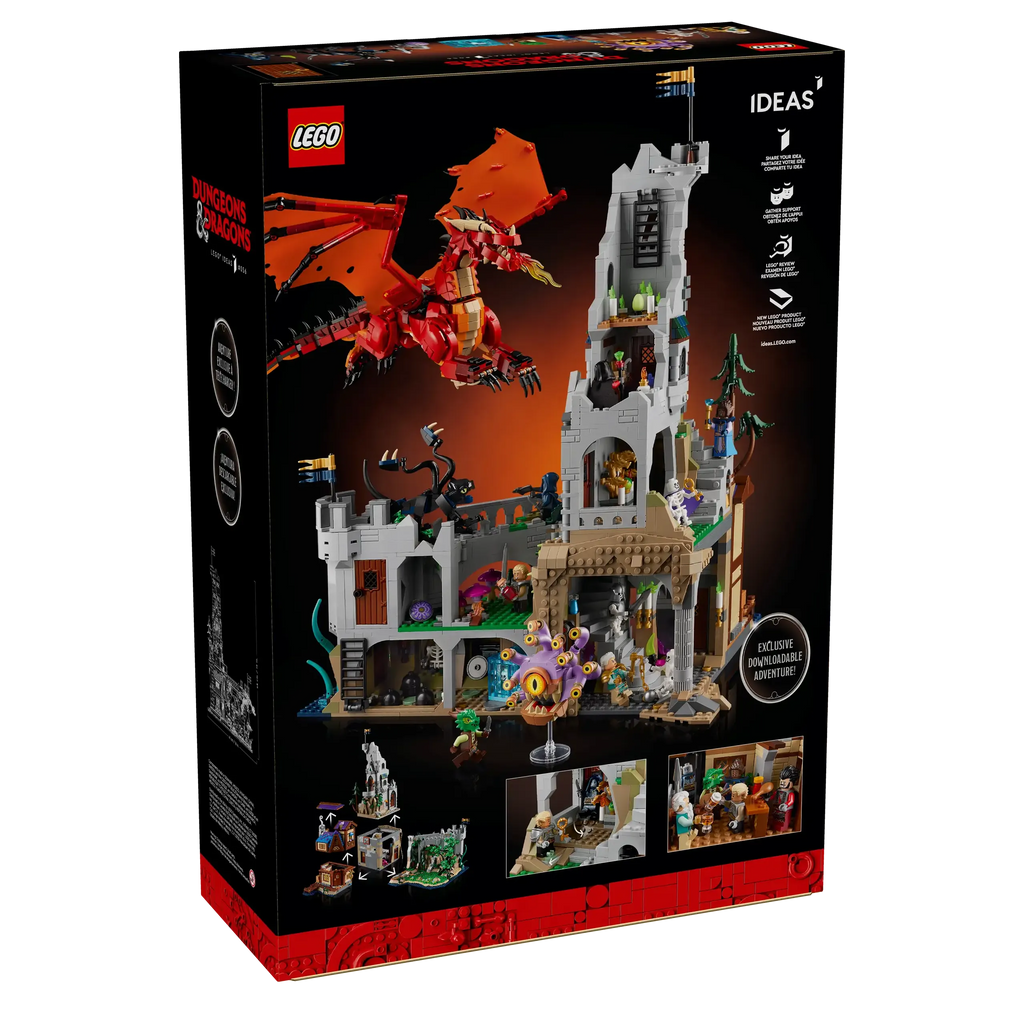 LEGO IDEAS 21348 Dungeons & Dragons: Red Dragon's Tale - TOYBOX Toy Shop