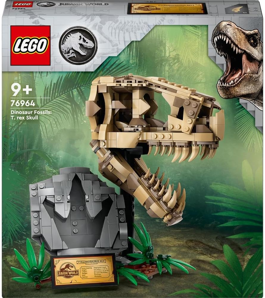 LEGO JURASSIC WORLD 76964 Dinosaur Fossils T Rex Skull - TOYBOX Toy Shop
