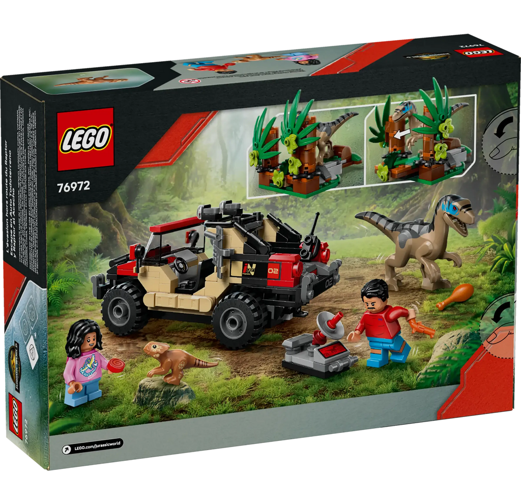 LEGO Jurassic World 76972 Raptor off-road Escape