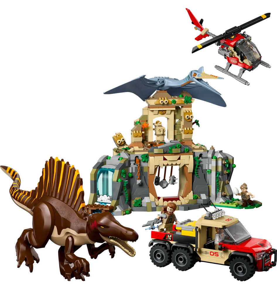 LEGO Jurassic World 76976 Spinosaurus & Quetzalcoatlus Air Mission