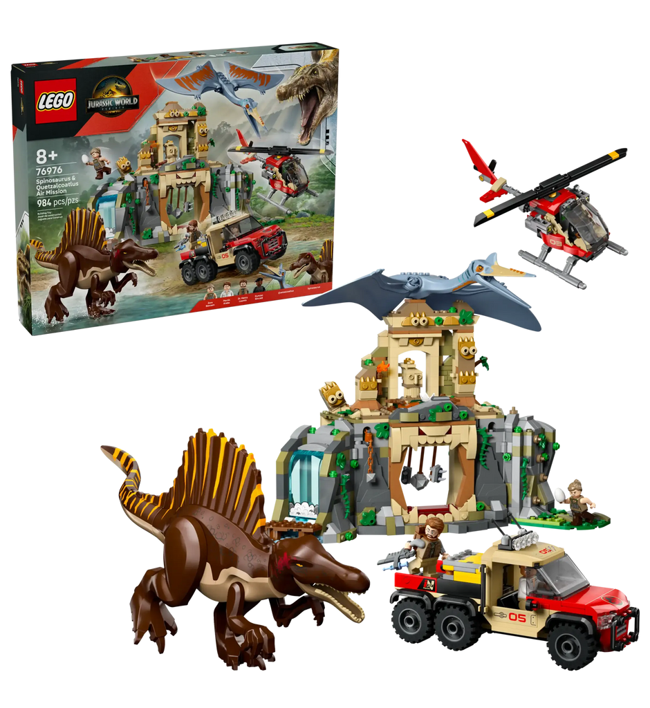 LEGO Jurassic World 76976 Spinosaurus & Quetzalcoatlus Air Mission