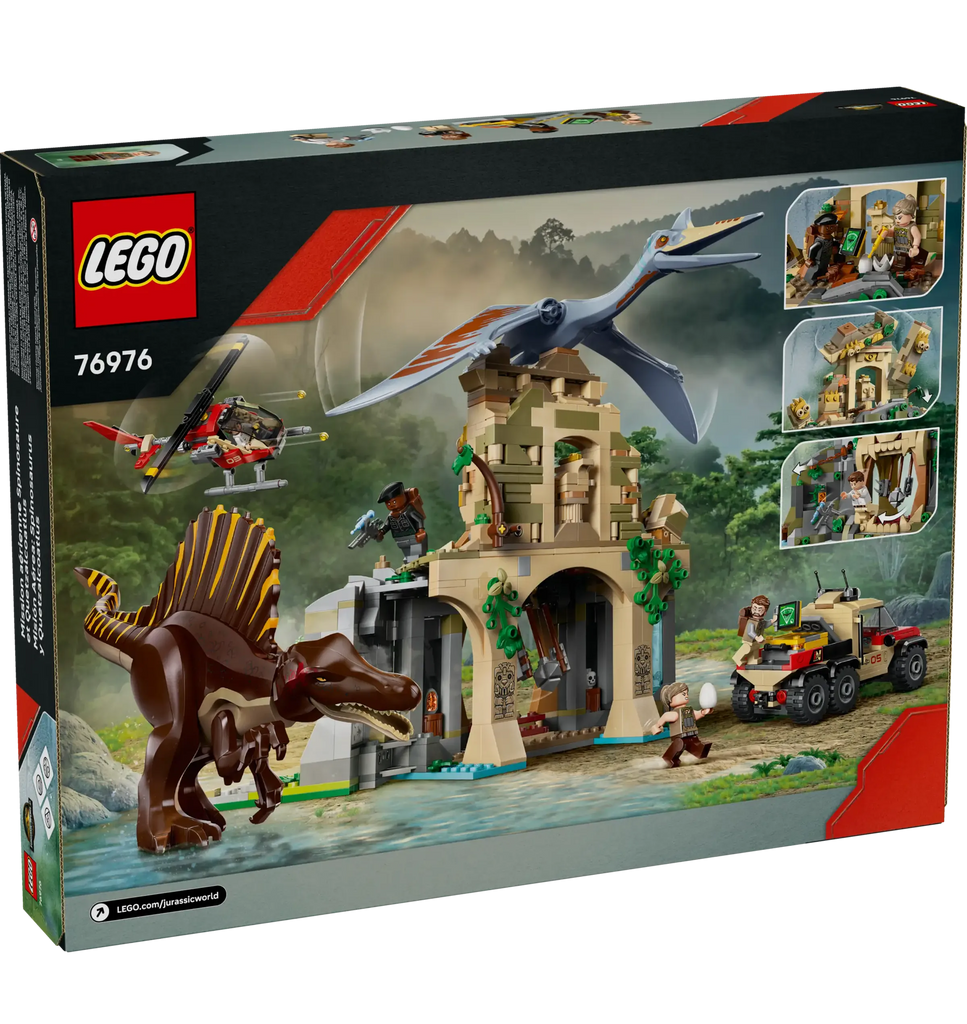 LEGO Jurassic World 76976 Spinosaurus & Quetzalcoatlus Air Mission