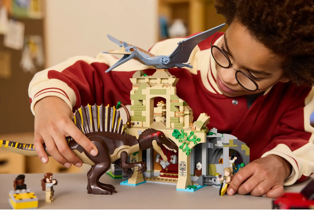 76976 LEGO Jurassic World 76976 Spinosaurus & Quetzalcoatlus Air Mission ...
