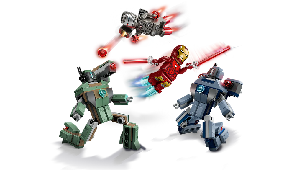 LEGO Marvel 76320 Iron Man & War Machine Vs Hammer Drones
