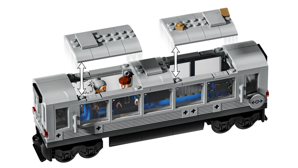 LEGO Marvel 76321 Spider-Man V. Doc Ock Subway Train Scene
