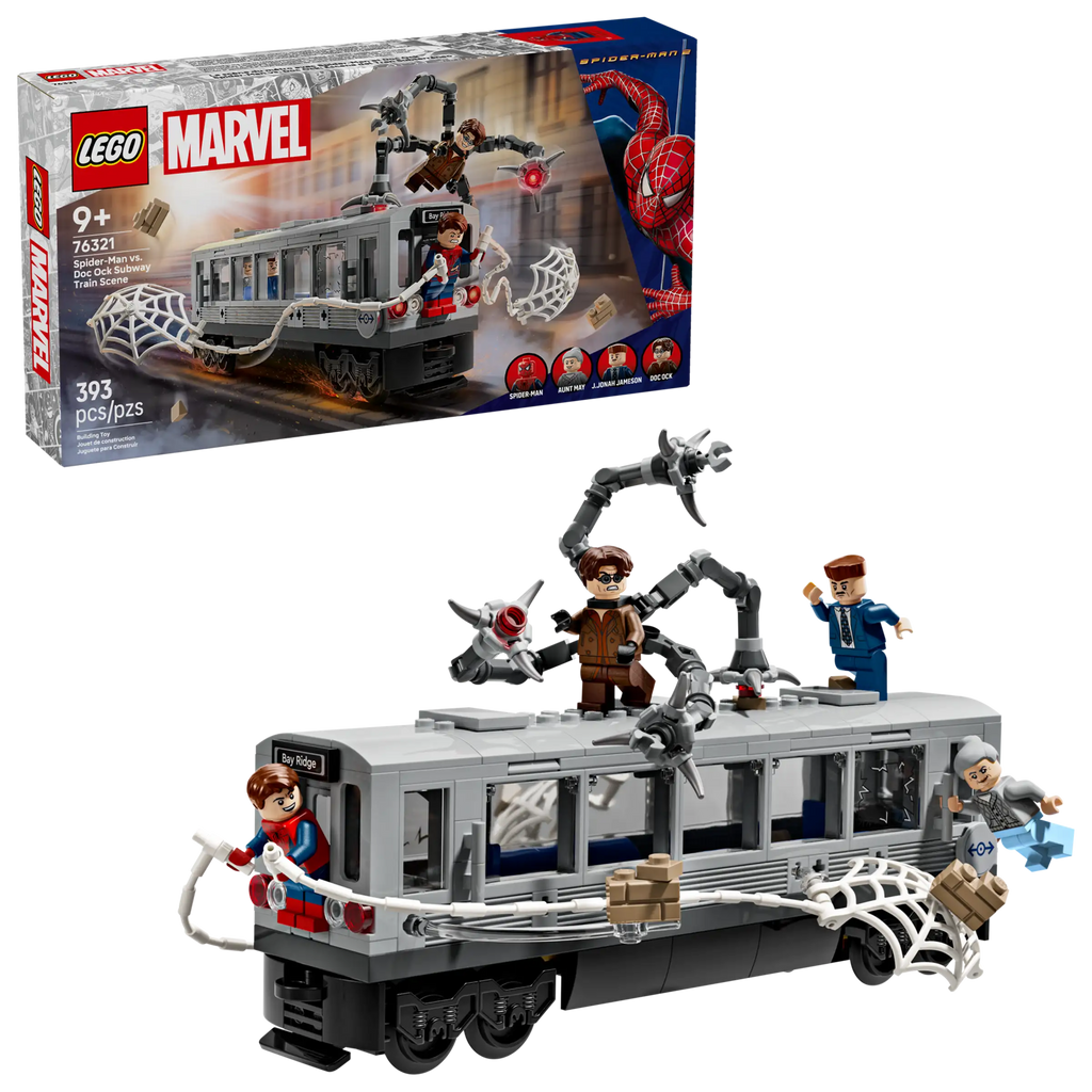 LEGO Marvel 76321 Spider-Man V. Doc Ock Subway Train Scene