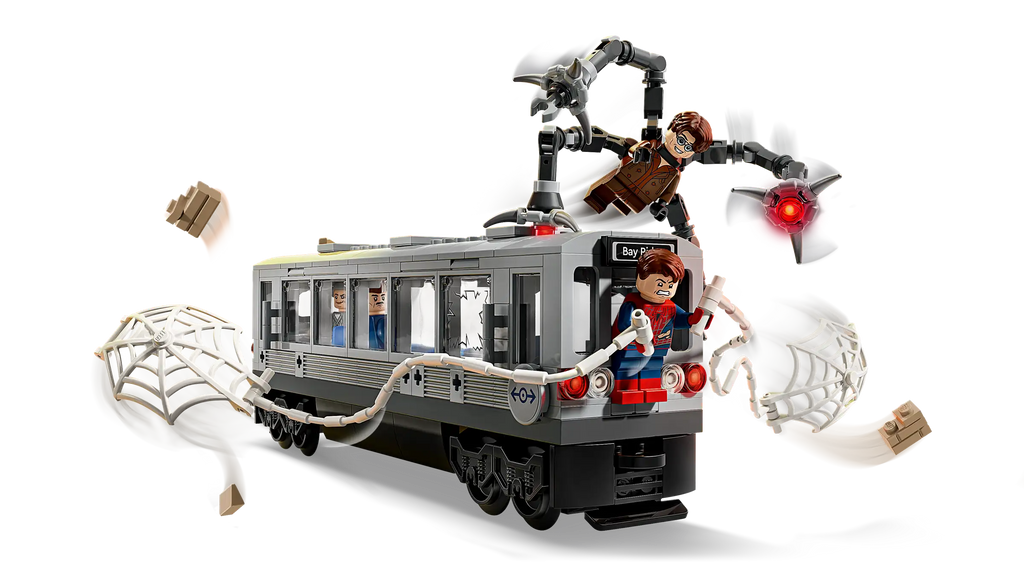 LEGO Marvel 76321 Spider-Man V. Doc Ock Subway Train Scene