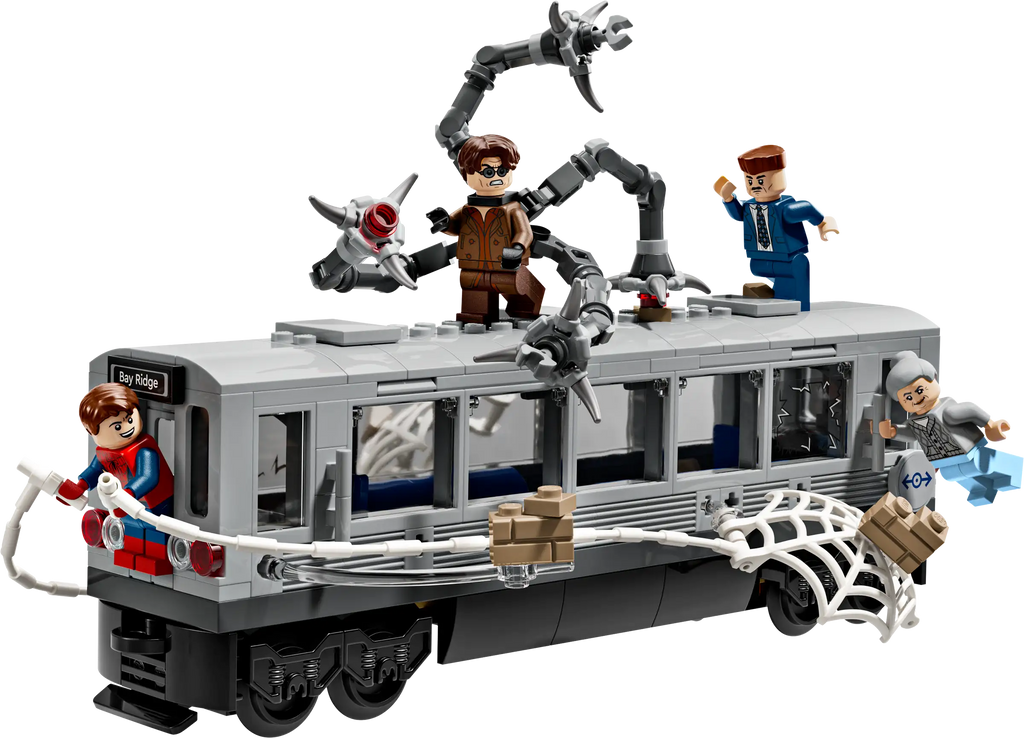 LEGO Marvel 76321 Spider-Man V. Doc Ock Subway Train Scene
