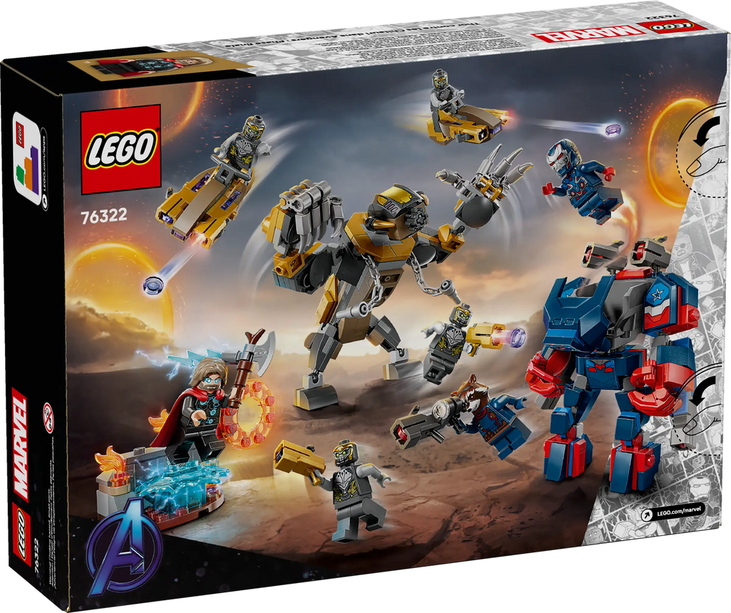 LEGO Marvel 76322 Avengers: Endgame Thor Vs. Chitauri
