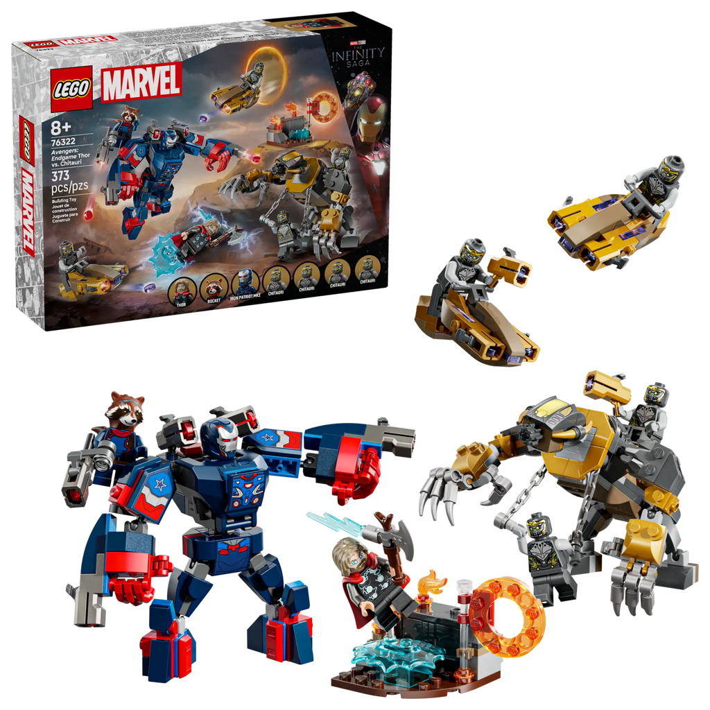 LEGO Marvel 76322 Avengers: Endgame Thor Vs. Chitauri
