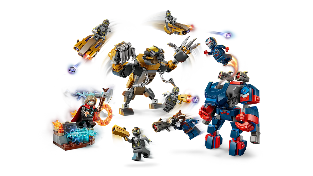 LEGO Marvel 76322 Avengers: Endgame Thor Vs. Chitauri