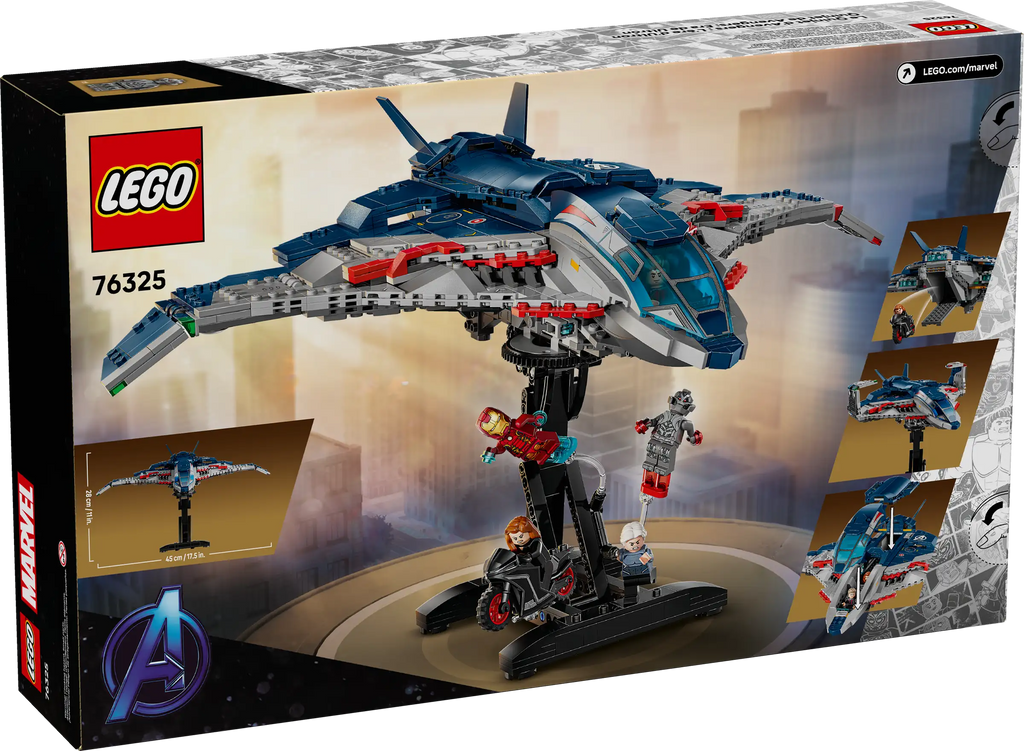 LEGO Marvel 76325 Avengers: Age of Ultron Quinjet
