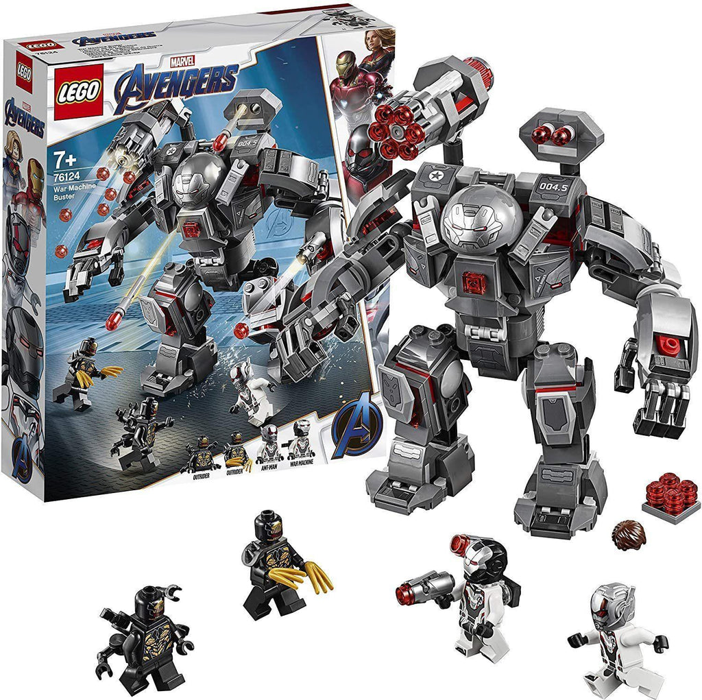 LEGO MARVEL Avengers War Machine Buster 76124 Building Kit (362 Pieces) - TOYBOX