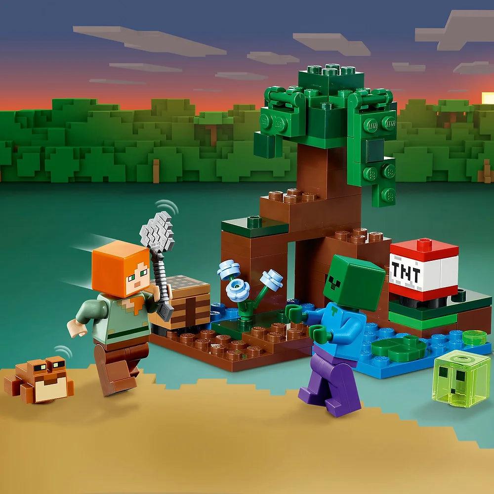 LEGO MINECRAFT 21240 The Swamp Adventure - TOYBOX Toy Shop