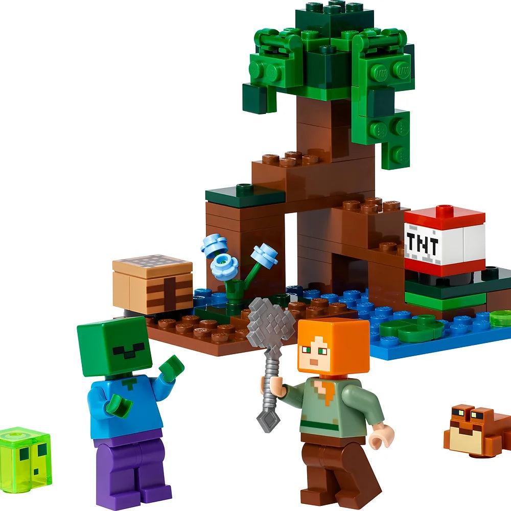 LEGO MINECRAFT 21240 The Swamp Adventure - TOYBOX Toy Shop