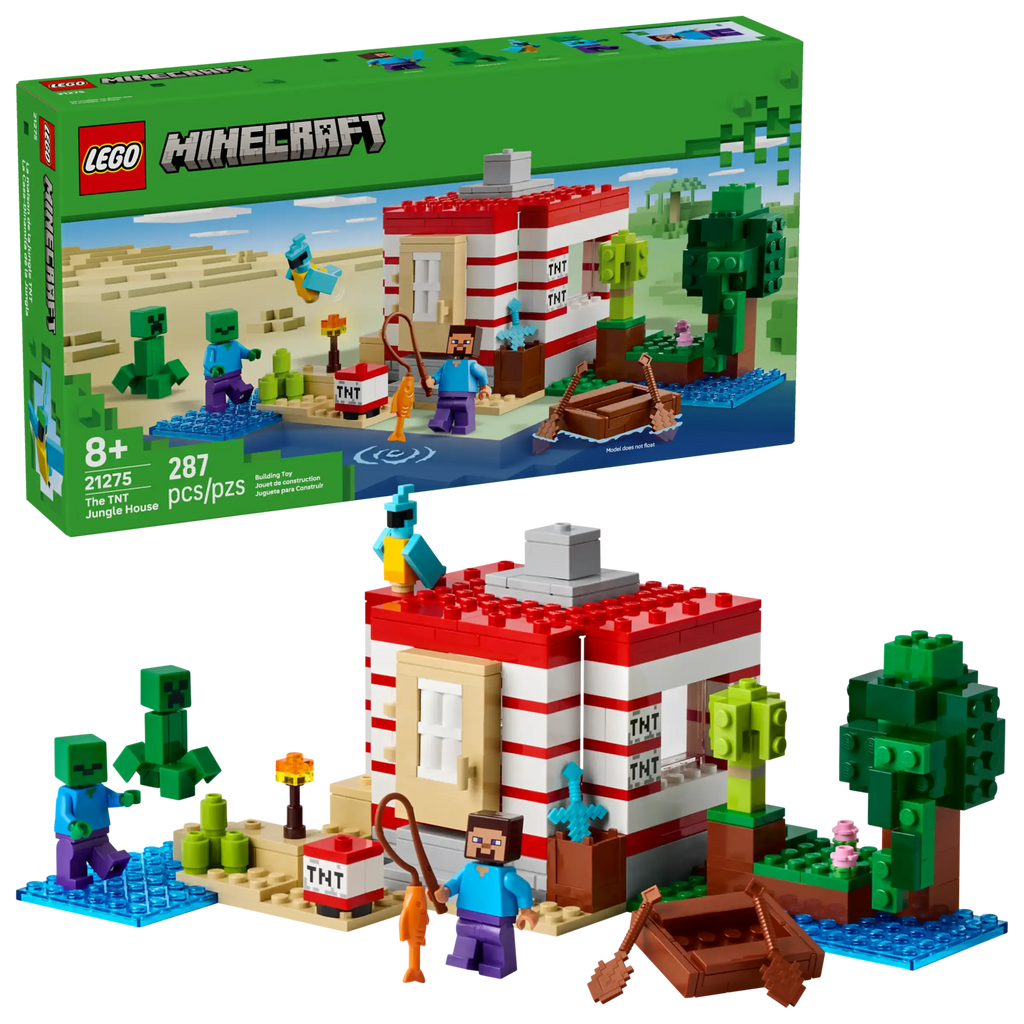 LEGO Minecraft 21275 The TNT Jungle House