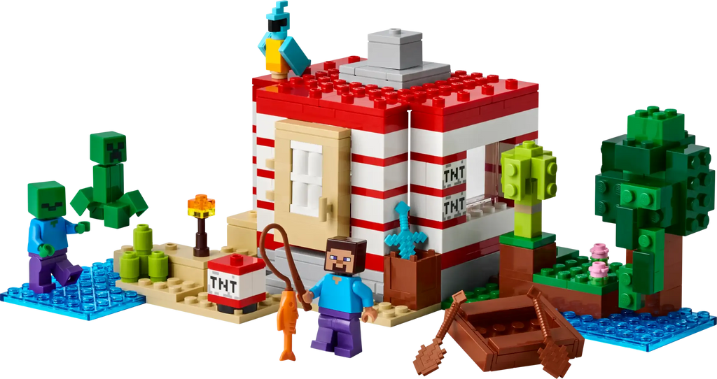 LEGO Minecraft 21275 The TNT Jungle House