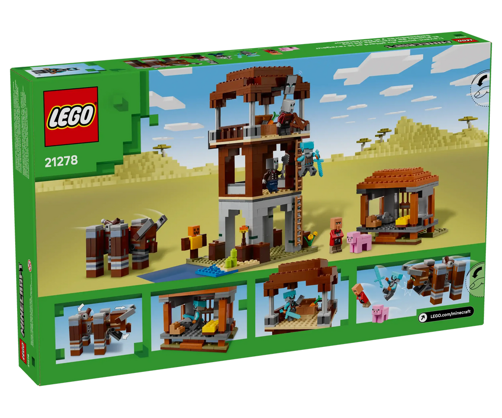 LEGO Minecraft 21278 The Pillager Outpost and Ravager