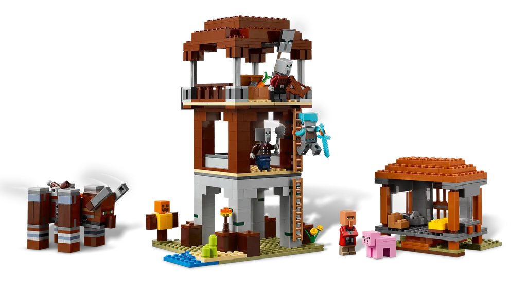 LEGO Minecraft 21278 The Pillager Outpost and Ravager