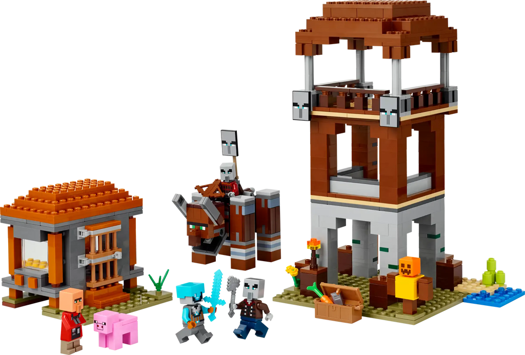 LEGO Minecraft 21278 The Pillager Outpost and Ravager