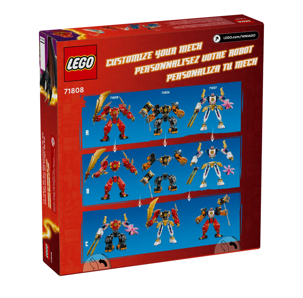 LEGO NINJAGO 71808 Kai's Elemental Fire Mech - TOYBOX Toy Shop