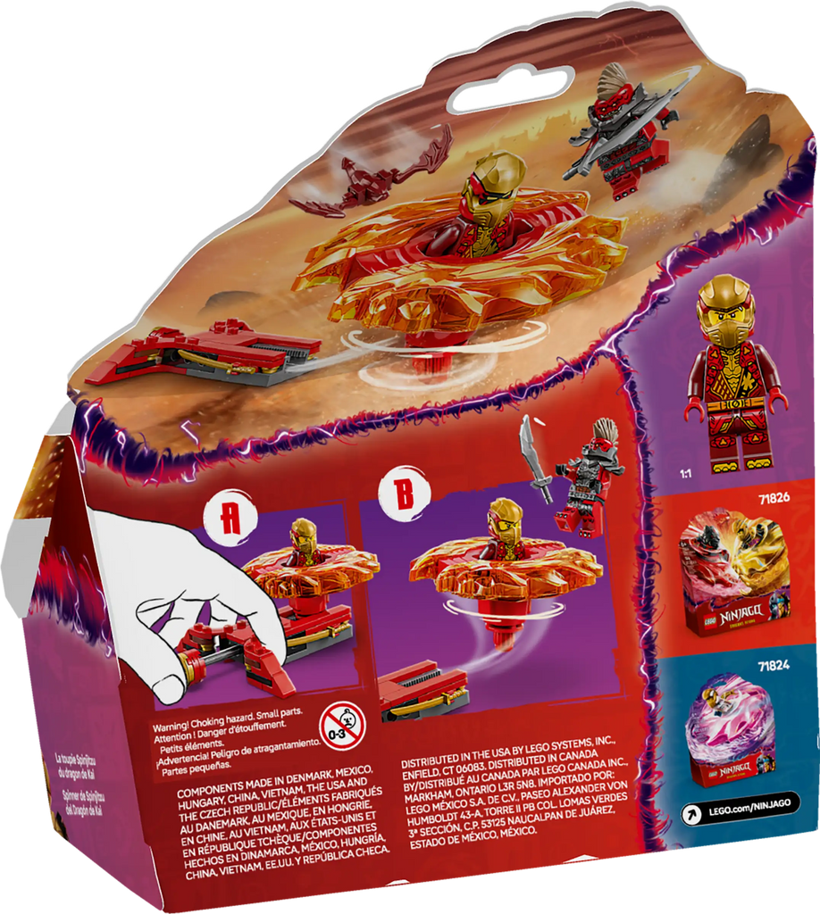 LEGO NINJAGO 71823 Kai's Dragon Spinjitzu Spinner