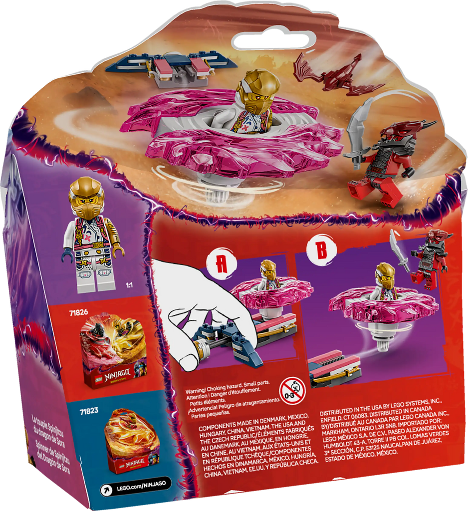 LEGO NINJAGO 71824 Sora's Dragon Spinjitzu Spinner