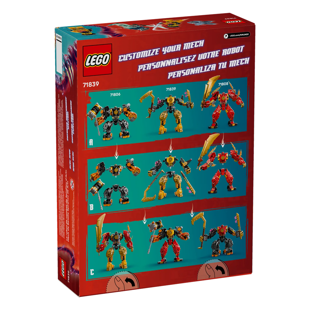 LEGO NINJAGO 71839 Arin's Spinjitzu Battle Mech