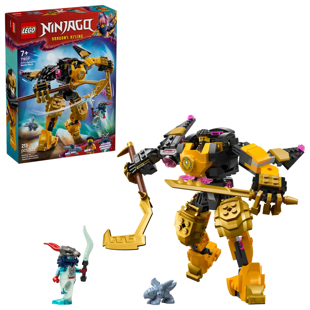 LEGO NINJAGO 71839 Arin's Spinjitzu Battle Mech