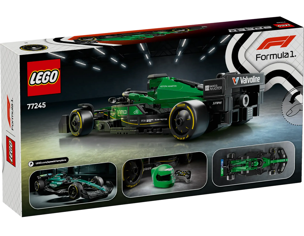 LEGO Speed Champions 77245 Aston Martin Aramco F1 AMR24 Race Car