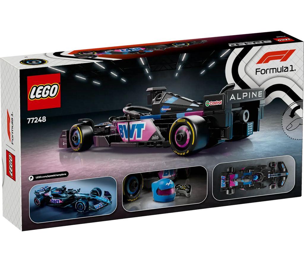 LEGO Speed Champions 77248 BWT Alpine F1 Team A524 Race Car