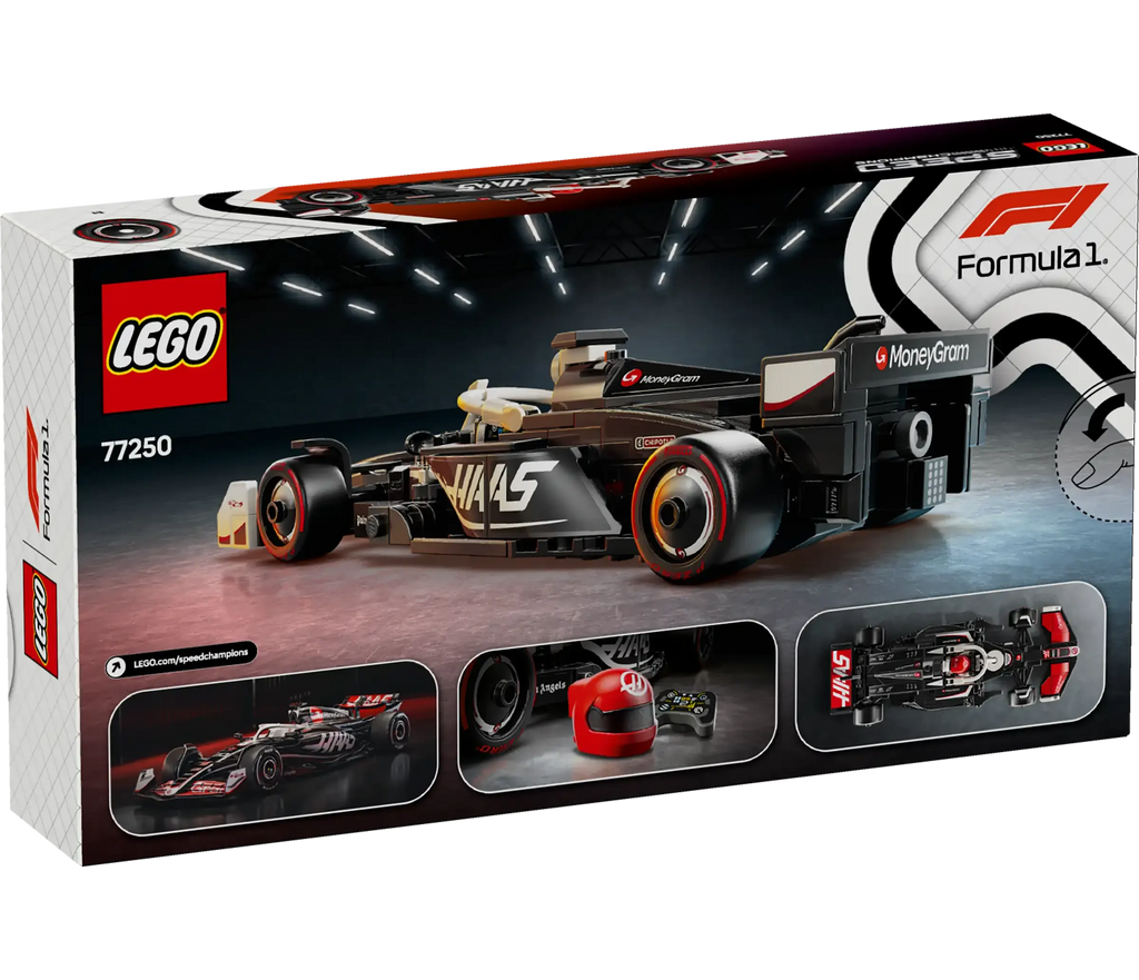LEGO Speed Champions 77250 Moneygram Haas F1 Team Vf-24 Race Car