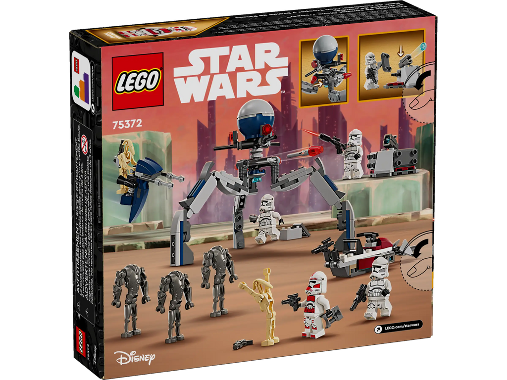 LEGO STAR WARS 75372 Clone Trooper™ & Battle Droid™ Battle Pack - TOYBOX Toy Shop