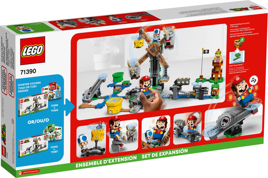 LEGO SUPER MARIO 71390 Reznor Knockdown Expansion Set - TOYBOX Toy Shop