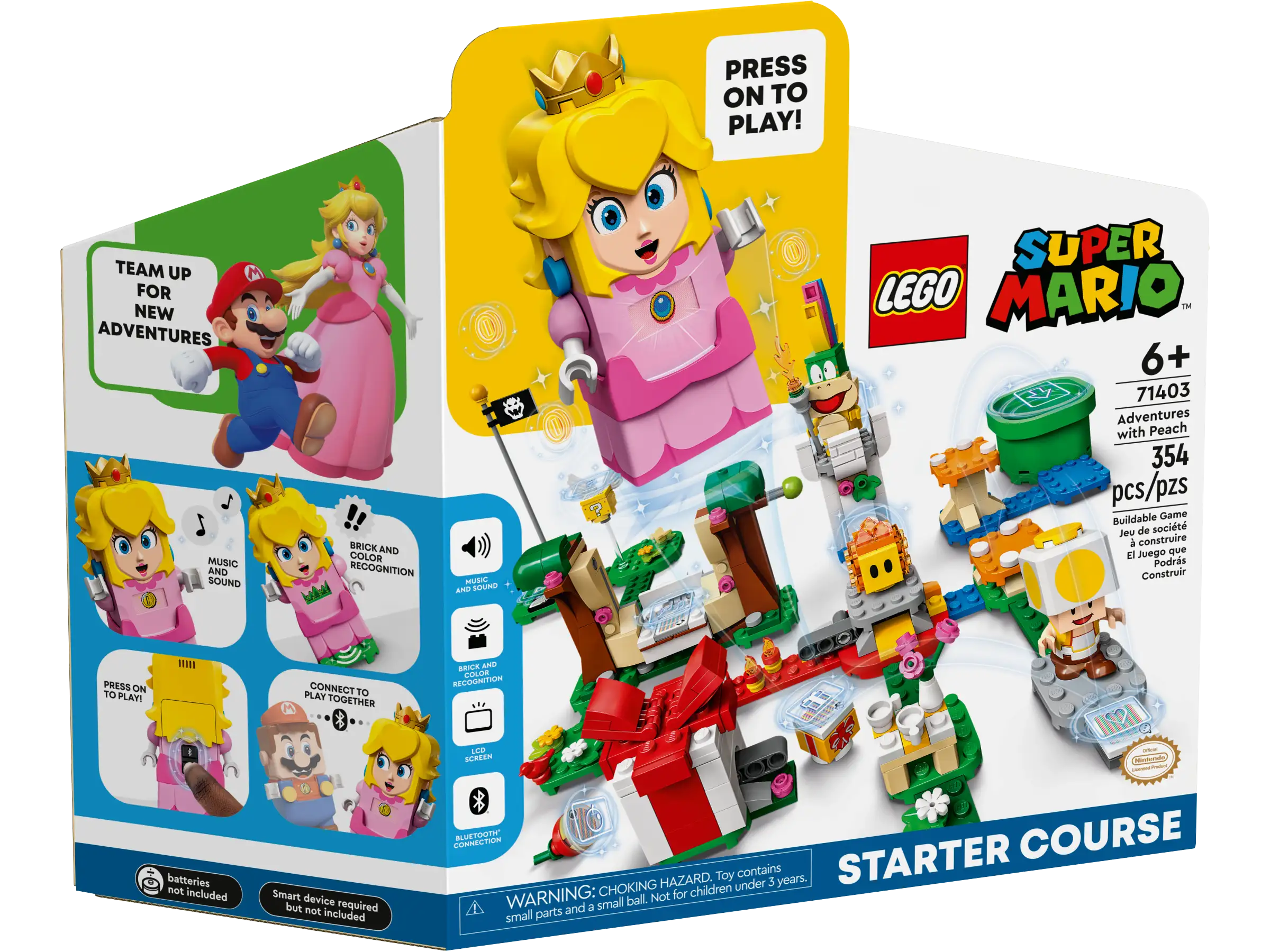 LEGO SUPER MARIO 71403 Adventures with Peach Starter Course – TOYBOX