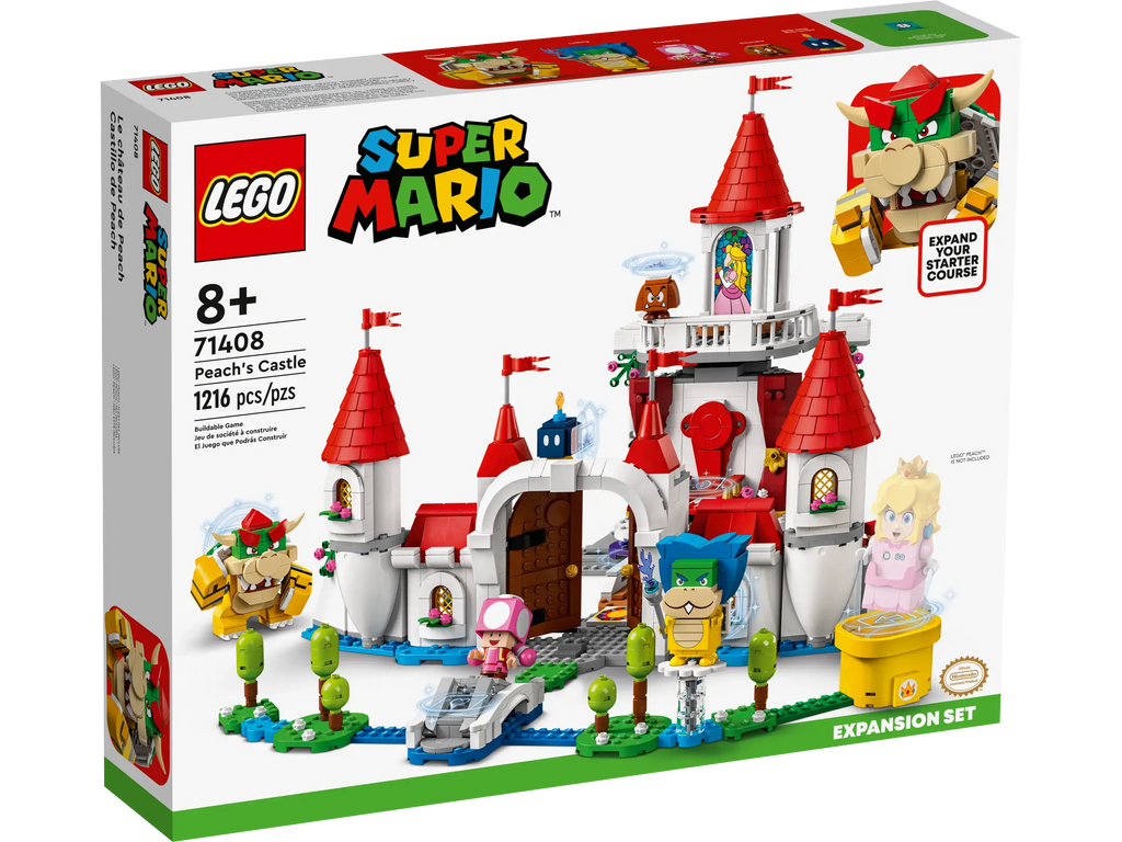 LEGO SUPER MARIO 71408 Peach's Castle Expansion Set - TOYBOX Toy Shop