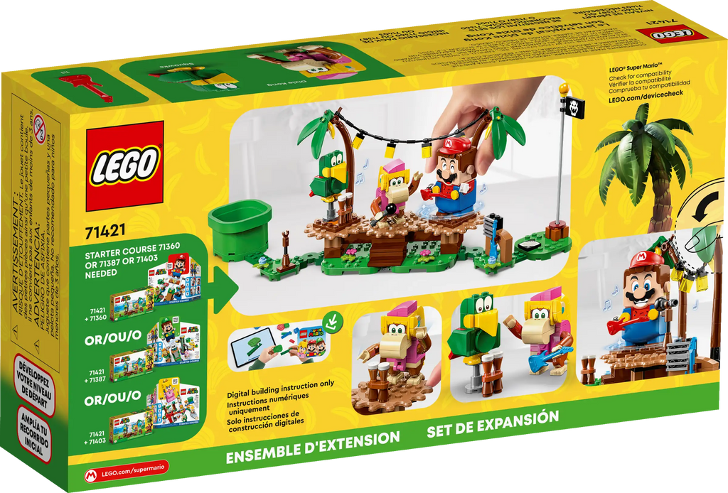 LEGO SUPER MARIO 71421 Dixie Kong's Jungle Jam Expansion Set - TOYBOX Toy Shop