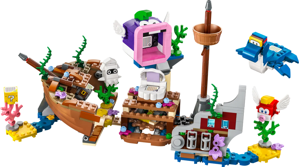 LEGO SUPER MARIO 71432 Dorrie's Sunken Shipwreck Adventure Expansion Set - TOYBOX Toy Shop
