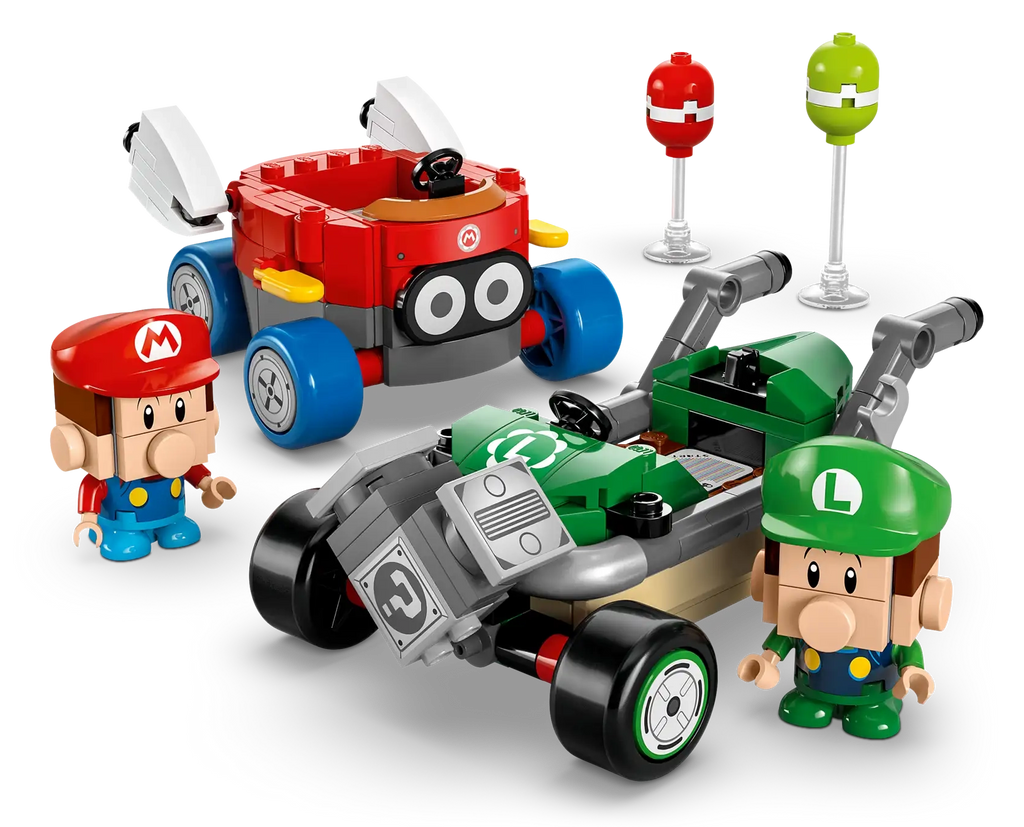 LEGO SUPER MARIO 72034 Mario Kart – Baby Mario vs. Baby Luigi - TOYBOX Toy Shop