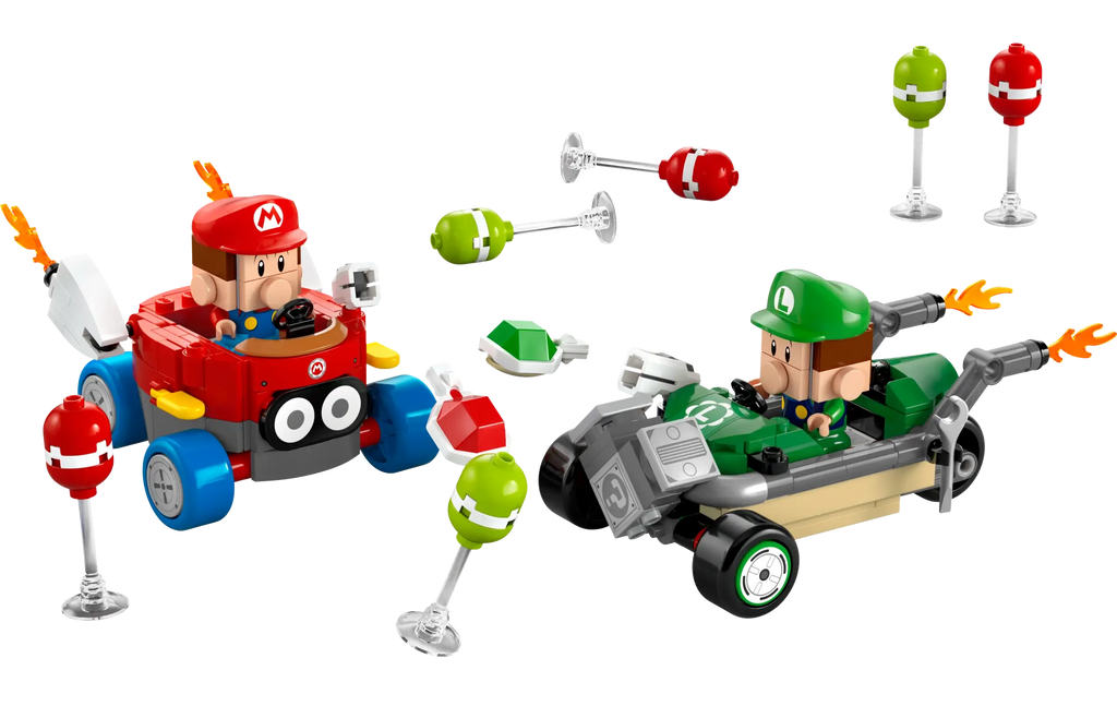 LEGO SUPER MARIO 72034 Mario Kart – Baby Mario vs. Baby Luigi - TOYBOX Toy Shop